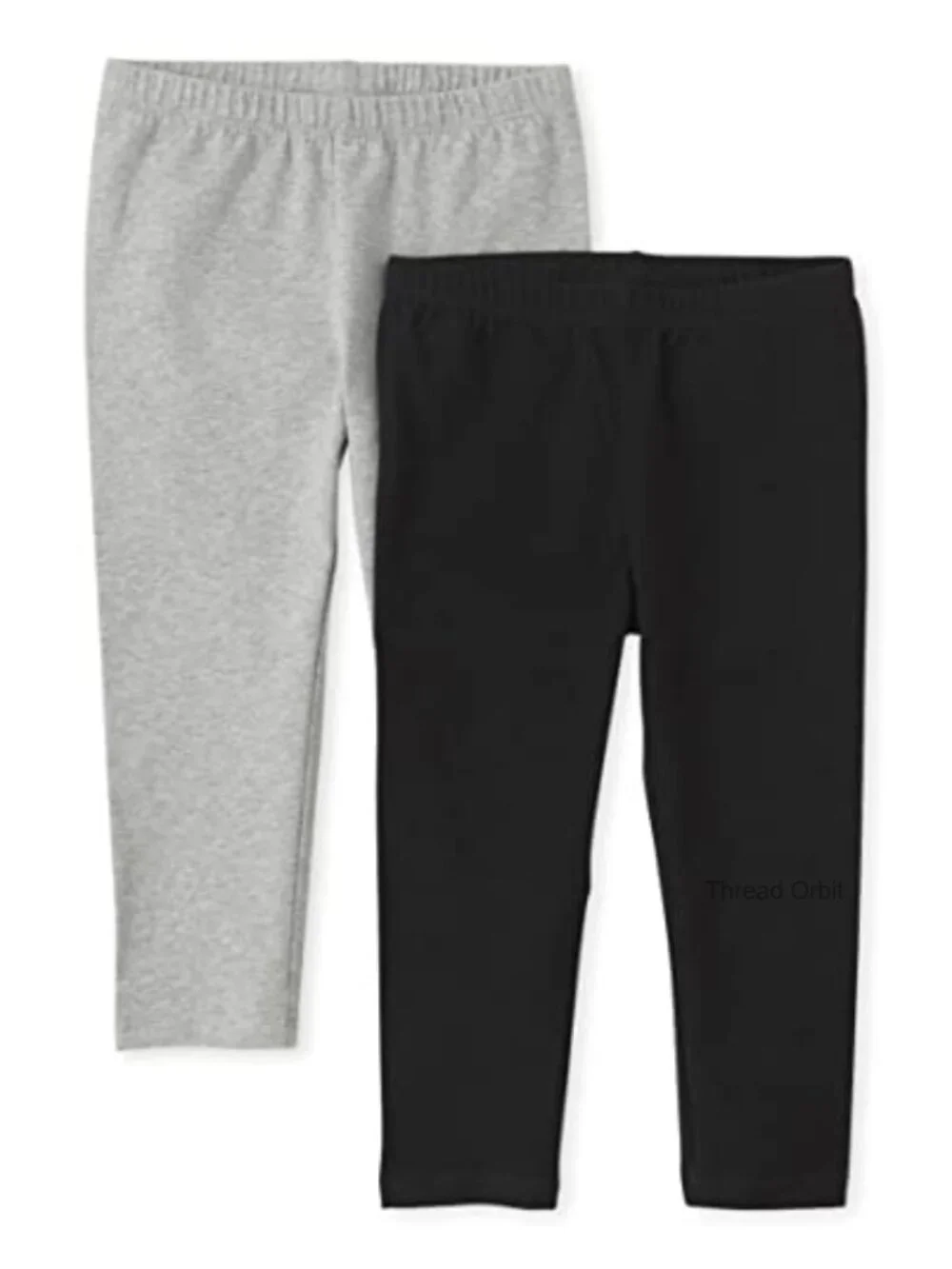Girls' Capri Leggings, 2-Pack, Cotton Blend, Mid Rise